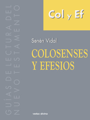 cover image of Colosenses y Efesios